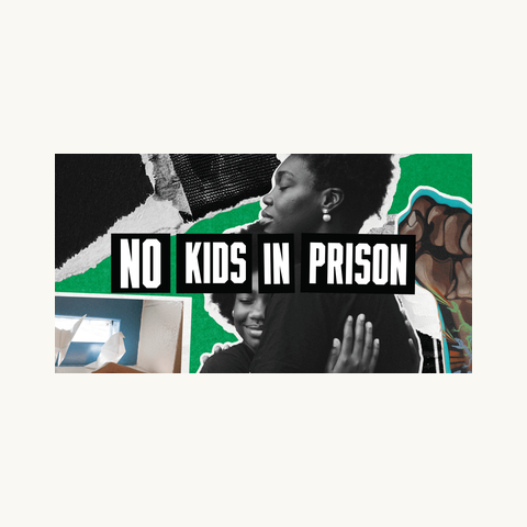 No Kids in Prison logo